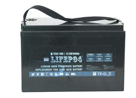 Yedek Güç İçin Taşınabilir ABS 12v 100ah Lityum Lifepo4 Pil