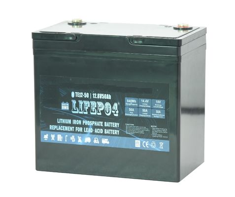 ABS Taşınabilir Yedek Güç Lityum Pil Lifepo4 12v 50ah