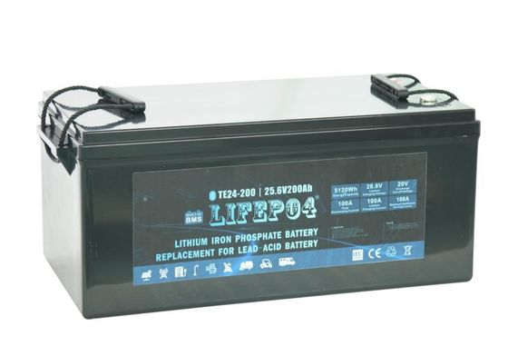 24V 120AH Taşınabilir Lifepo4 Pil ABS Li Fe Fosfat Pil