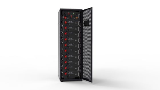 51.2V 100AH ​​Güneş Pil Depolama Rafı Cooper Telekom Pil Bankası